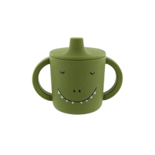 Cargar imagen en el visor de la galería, Alimentación - Vaso silicona con asas - Dino