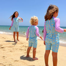Cargar imagen en el visor de la galería, Baño- Bañador mono con protector solar - Platanitos