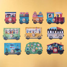Cargar imagen en el visor de la galería, Puzzle - My little train +2y