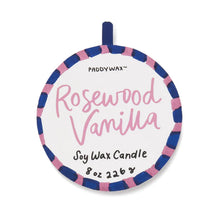 Cargar imagen en el visor de la galería, Vela de cerámica - Palo de rosa y vainilla
