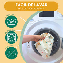 Cargar imagen en el visor de la galería, Babero con mangas pack 2 - Huerto