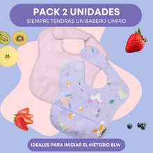 Cargar imagen en el visor de la galería, Babero sin manga pack 2 - Bosque encantado