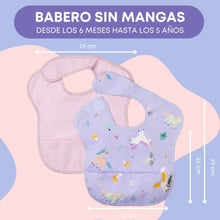 Cargar imagen en el visor de la galería, Babero sin manga pack 2 - Bosque encantado
