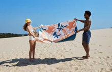 Cargar imagen en el visor de la galería, Manta de playa y picnic - Terracota