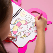 Cargar imagen en el visor de la galería, Manualidades - LIBRO PARA COLOREAR Y PEGATINAS - LILY