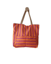 Cargar imagen en el visor de la galería, Beach bag - Naranja/Fucsia