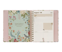 Cargar imagen en el visor de la galería, Agenda - 2026/27- Semana vista - Seasonal flower nude