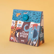 Cargar imagen en el visor de la galería, Juego de madera - Mundo salvaje - Animales +2y