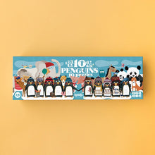 Kargatu irudia galeria-bistaragailuan, Puzzle - 10 Penguins