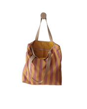 Cargar imagen en el visor de la galería, Beach bag - Mostaza/Rosa
