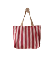Cargar imagen en el visor de la galería, Beach bag - Nude/Granate