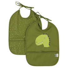 Cargar imagen en el visor de la galería, Alimentacion - Babero impermeable 2 pack - Dino