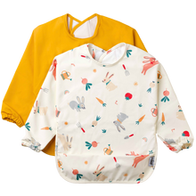 Cargar imagen en el visor de la galería, Babero con mangas pack 2 - Huerto