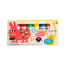 Cargar imagen en el visor de la galería, Manualidades - 8 marcadores tampon les schmouks