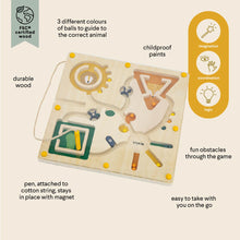 Cargar imagen en el visor de la galería, Laberinto magnético de madera +2y
