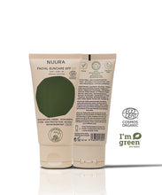 Cargar imagen en el visor de la galería, Sun - CREMA FACIAL CON COLOR CERTIFICADA ORGÁNICA SPF 50 UVA / UVB / IR VOLUMEN 50ML