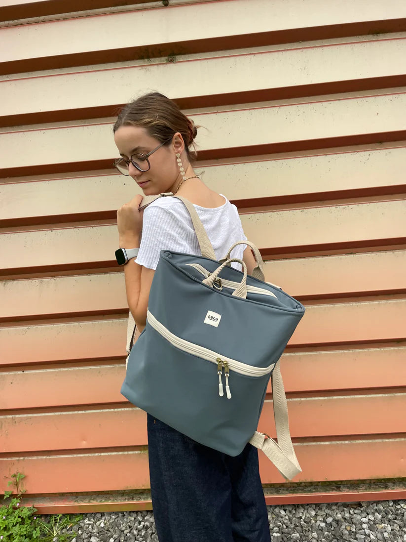 Mochila lolo - Azul grisaceo