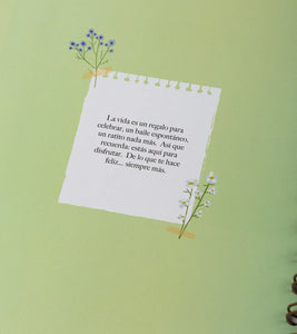 Libreta "En la flor de la vida"