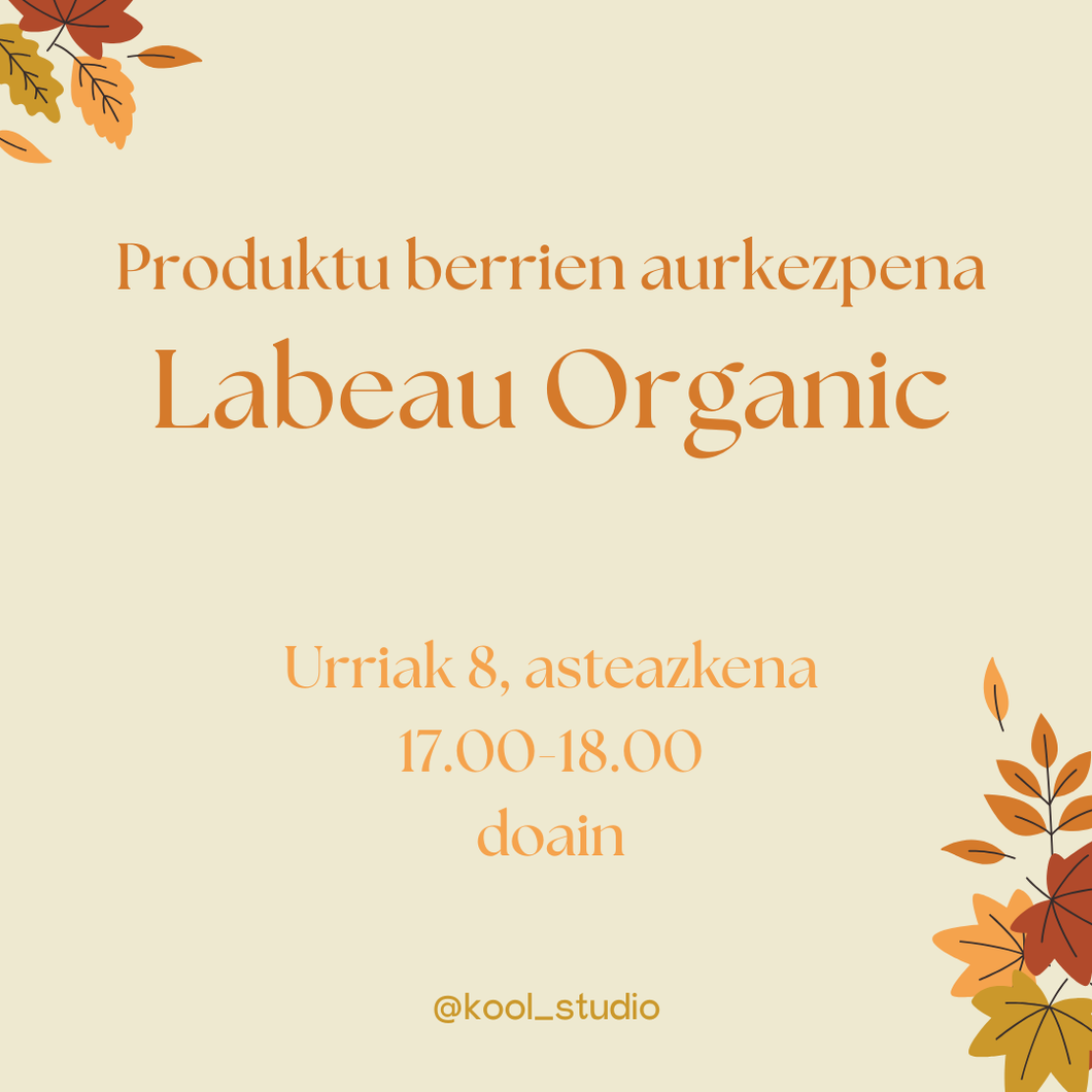 Taller beauty - Labeau Organic