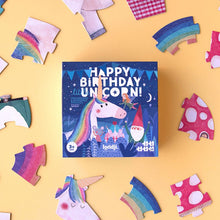 Cargar imagen en el visor de la galería, Puzzle - Happy Birthday unicorn +3y
