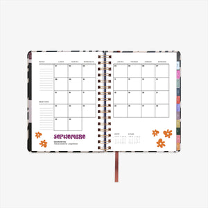 Agenda Escolar 25-26 - Semana vista - Black white