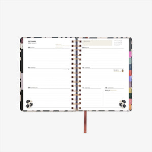 Agenda Escolar 25-26 - Semana vista - Black white