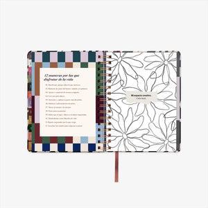 Agenda Escolar 25-26 - Semana vista - Black white