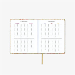 Agenda Escolar mini 25/26 - Semana vista - Bloom