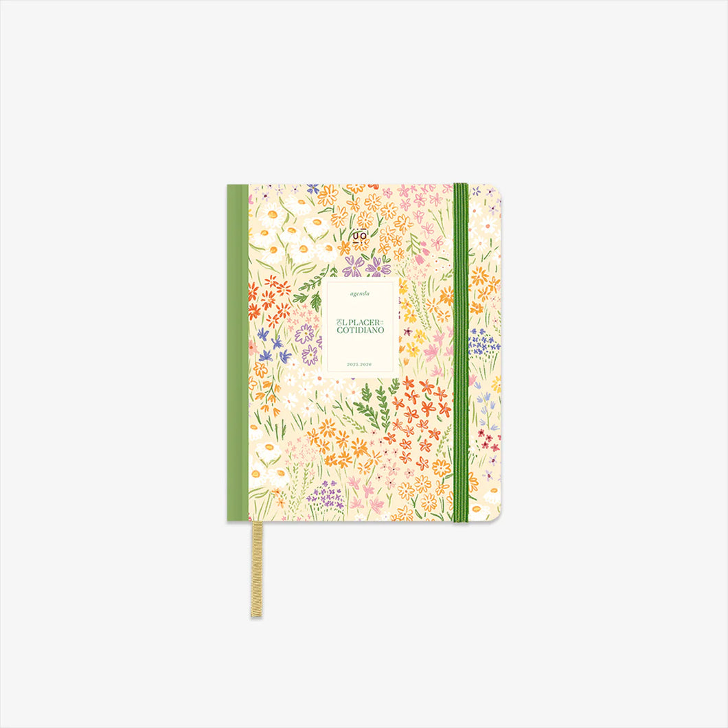 Agenda Escolar mini 25/26 - Semana vista - Bloom
