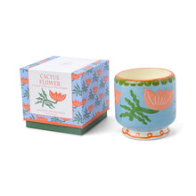 Cargar imagen en el visor de la galería, Vela de cerámica - Cactus flower
