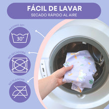 Cargar imagen en el visor de la galería, Babero con mangas - Bosque encantado
