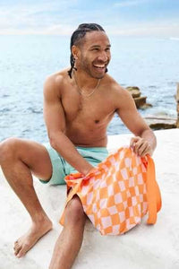 Bolsa Playa - Secado rápido - Cuadros