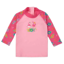 Cargar imagen en el visor de la galería, Camiseta manga larga con protección solar - Flamingo
