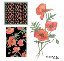 Cargar imagen en el visor de la galería, Pañuelo - Amapolas
