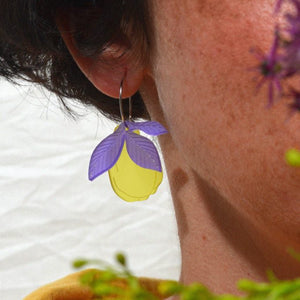Pendientes - Membrillo amarillo