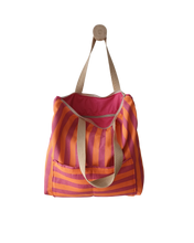 Cargar imagen en el visor de la galería, Beach bag - Naranja/Fucsia
