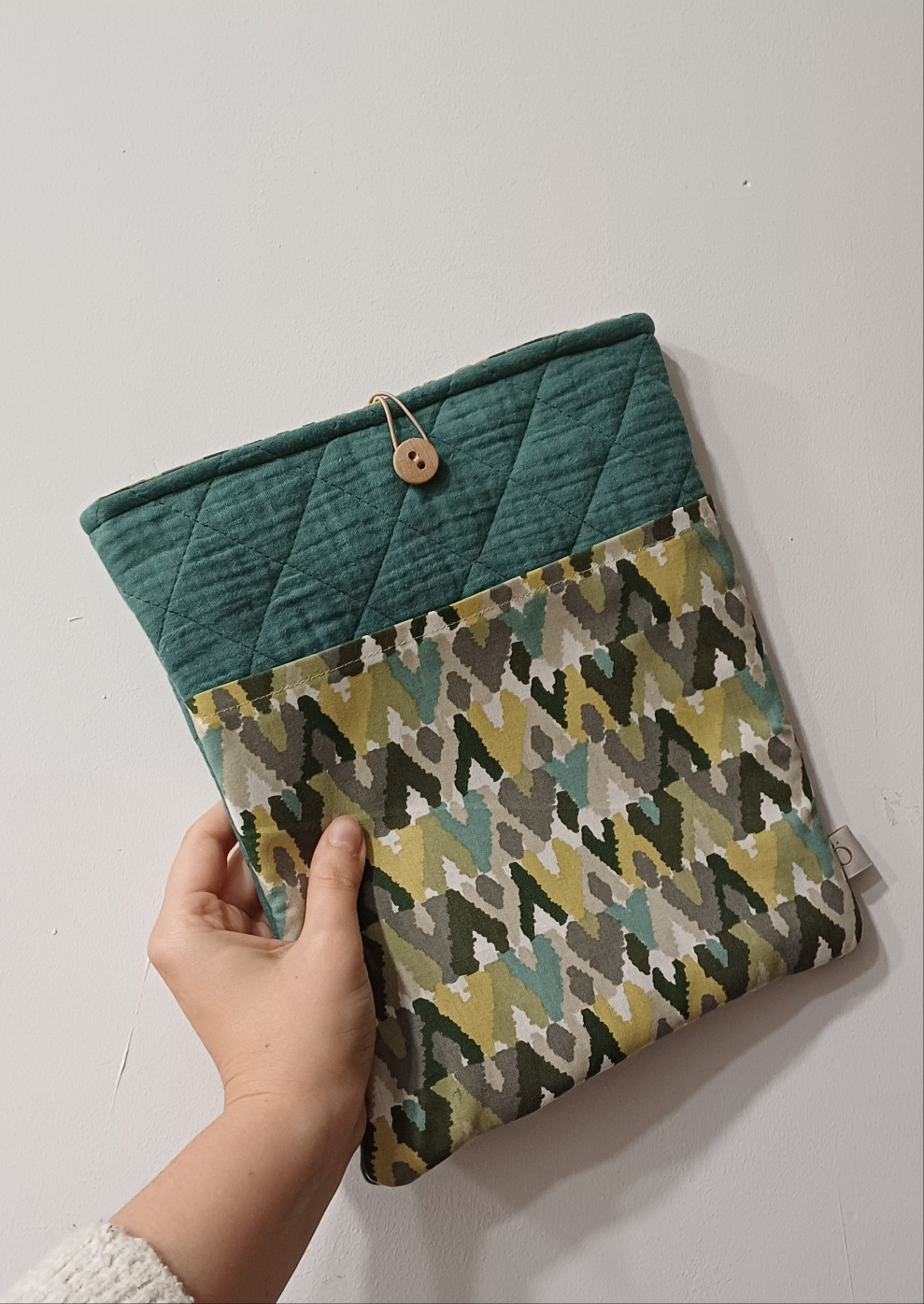 Funda de libro - Etnik verde