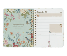 Cargar imagen en el visor de la galería, Agenda -26/27- Semana vista - Seasonal flower azul
