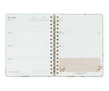 Cargar imagen en el visor de la galería, Agenda -26/27- Semana vista - Seasonal flower azul
