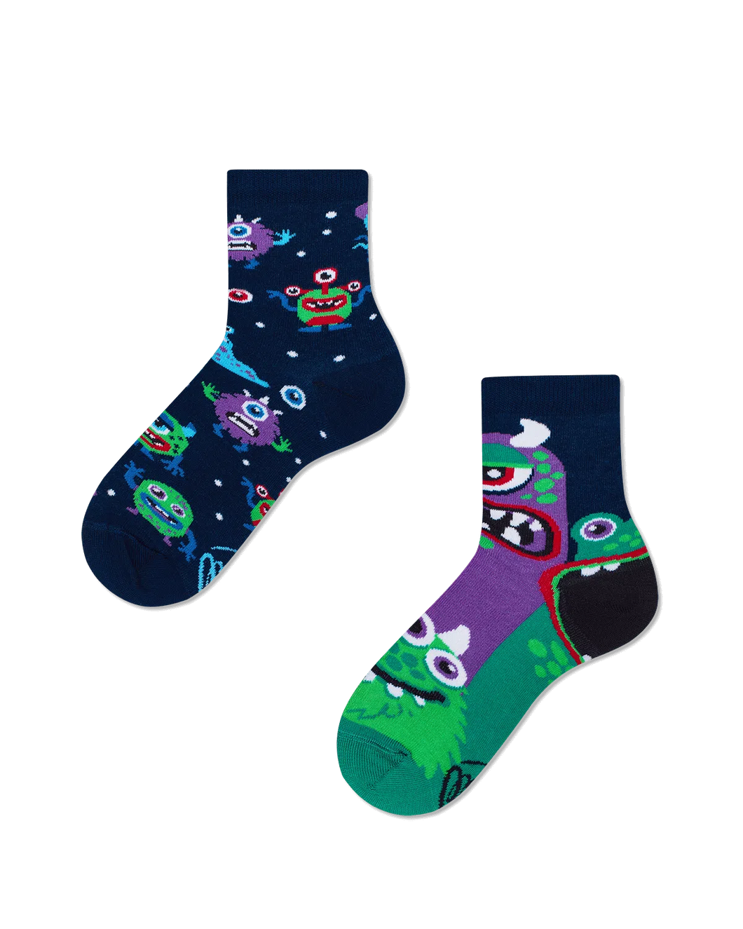 Kids socks - the monsters
