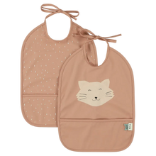 Cargar imagen en el visor de la galería, Alimentacion - Babero impermeable pack 2 - Cat
