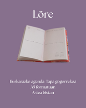 Cargar imagen en el visor de la galería, Euskarazko agenda - A5 Tapa gogorrekoa - Löre
