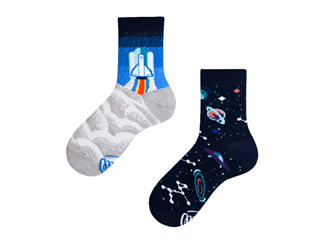 Kids socks - space