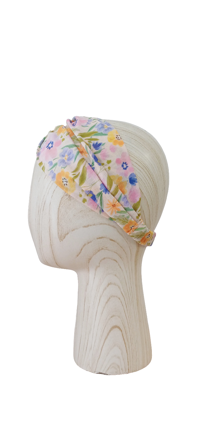 Turbante - Flores primavera