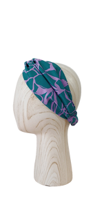 Turbante - Verde y morado