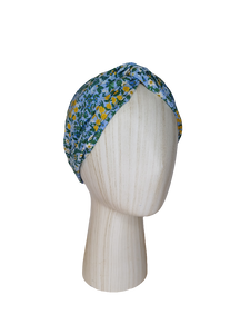 Turbante - Azul flores