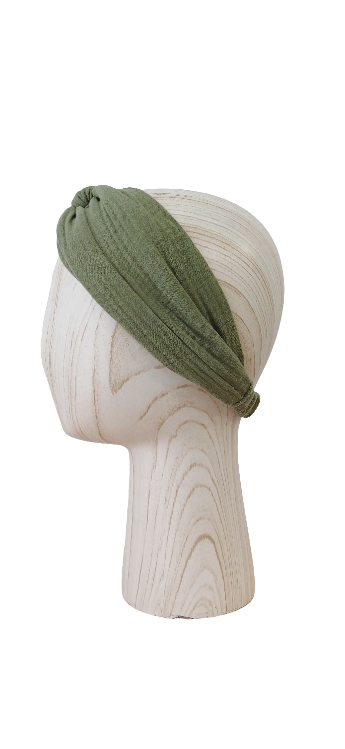 Turbante - Muselina verde