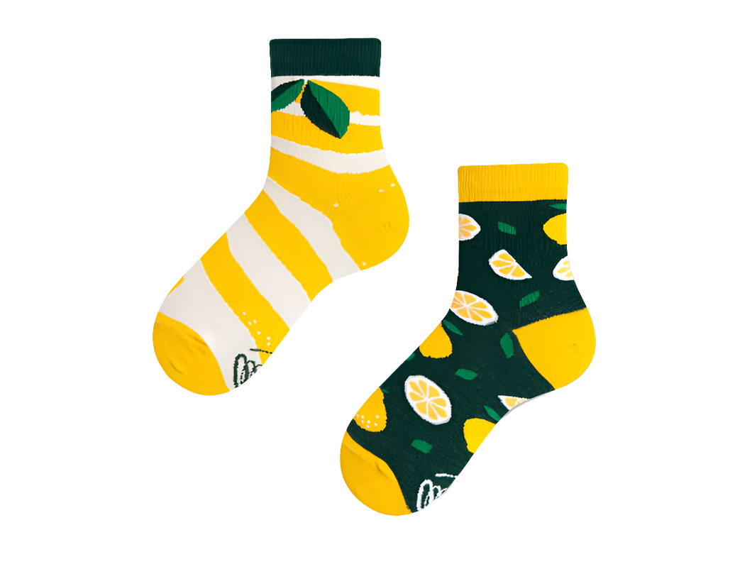 Kids socks - lemon