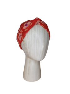 Turbante - Rojo flores