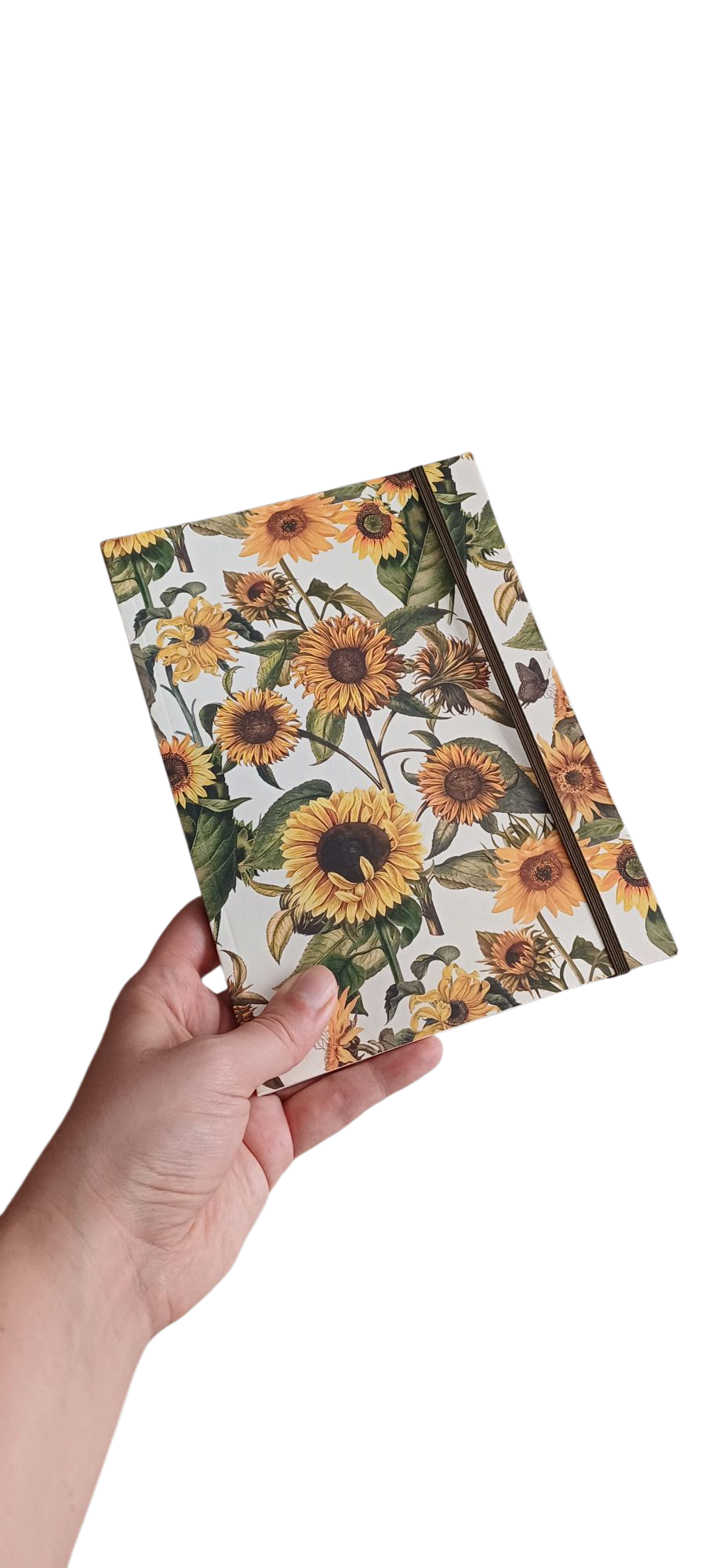 Papeleria - Libreta goma - Girasoles